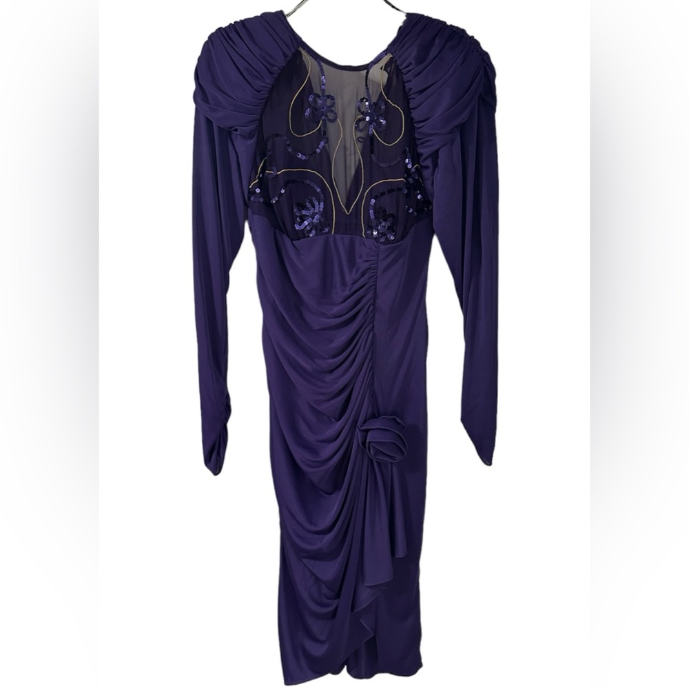 David Howard Climax Karen Okada Purple Vintage Dress